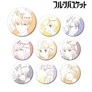 Fruits Basket Trading Lette-graph Can Badge Ver.B (Set of 9) (Anime Toy)