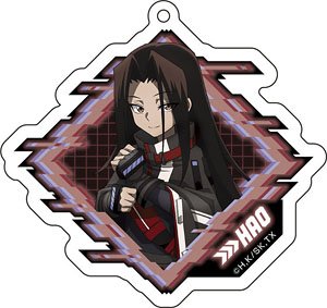 SHAMAN KING 描き下ろしアクリルキーホルダー 【サイバーパンクVer.】 (4)ハオ (キャラクターグッズ)