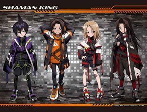 SHAMAN KING 描き下ろしB2タペストリー 【サイバーパンクVer.】 (キャラクターグッズ)