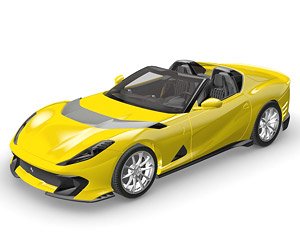 Ferrari 812 Competizione A Giallo Tristrato (ケース付) (ミニカー)