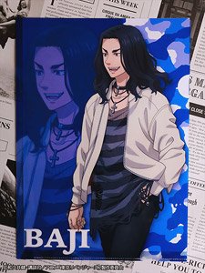 [Tokyo Revengers x Tobu Zoo] [Especially Illustrated] Clear File Baji (Anime Toy)