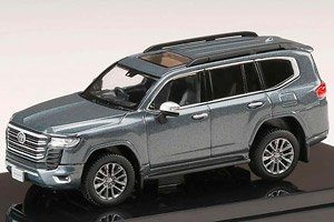 Toyota Land Cruiser (JA300W) ZX Gray Metallic / Black Interior (Diecast Car)