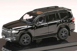 Toyota Land Cruiser (JA300W) GR Sport Black / Black Interior (Diecast Car)