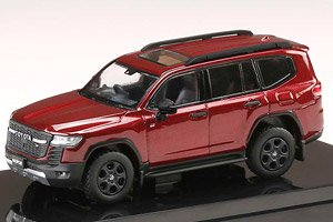 Toyota Land Cruiser (JA300W) GR Sport Dark Red Mica Metallic / Black Interior (Diecast Car)
