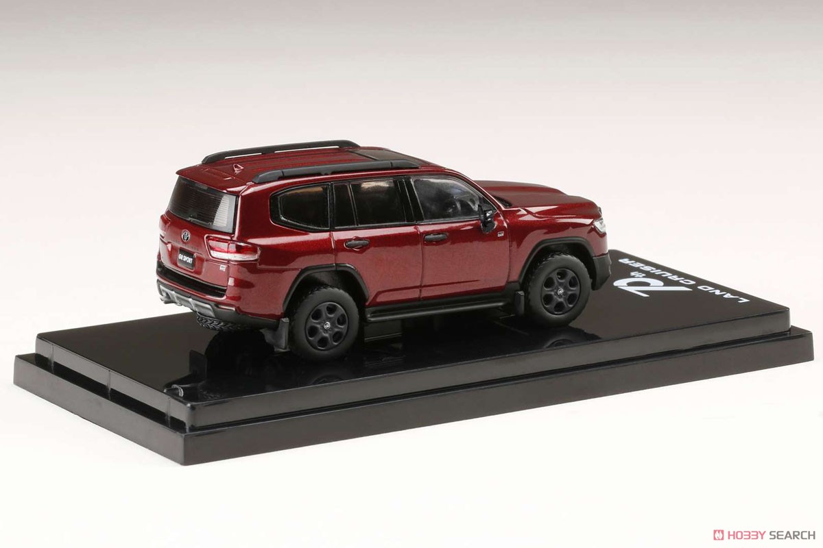 Toyota Land Cruiser (JA300W) GR Sport Dark Red Mica Metallic / Black Interior (Diecast Car) Item picture2