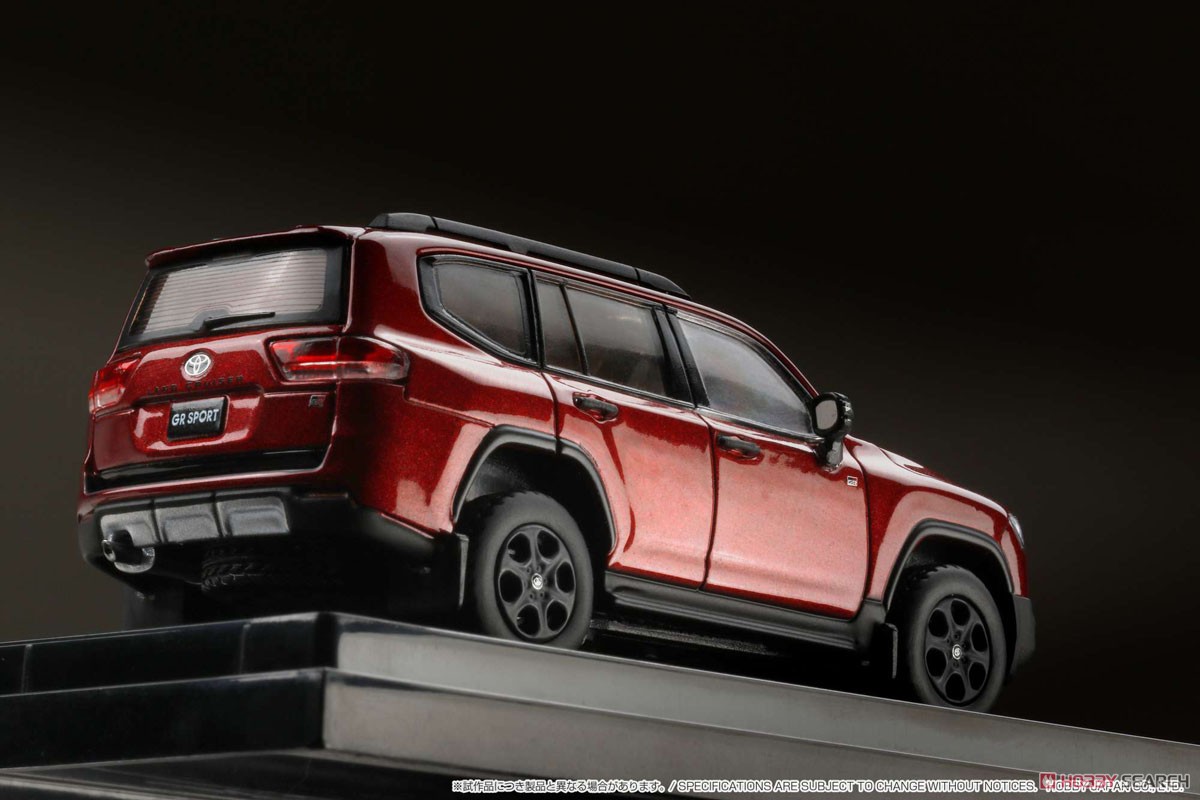 Toyota Land Cruiser (JA300W) GR Sport Dark Red Mica Metallic / Black Interior (Diecast Car) Item picture4