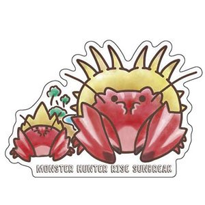 Capcom x B-Side Label Sticker Monster Hunter Daimyo Hermitaur & Hermitaur (Anime Toy)