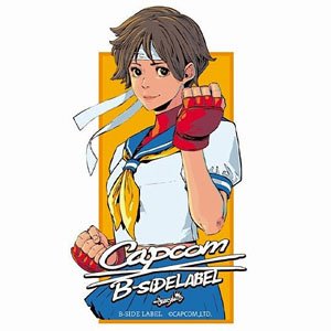 CAPCOM×B-SIDE LABELステッカー ストリートファイター 35th さくら (キャラクターグッズ)