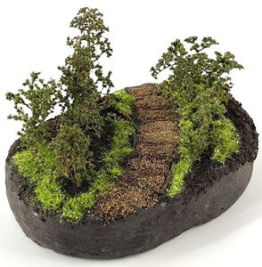 Diorama One Stroll Road of Trees Kit (Diorama Kit) (Model Train)