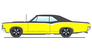 1966 Pontiac GTO - Restomod (ミニカー)
