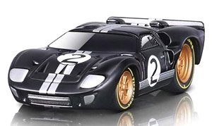 1966 Ford GT40 Mk II Black (Diecast Car)