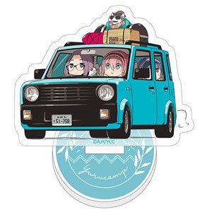 [Laid-Back Camp Season 2] Acrylic Memo Stand (Car A) (Anime Toy)