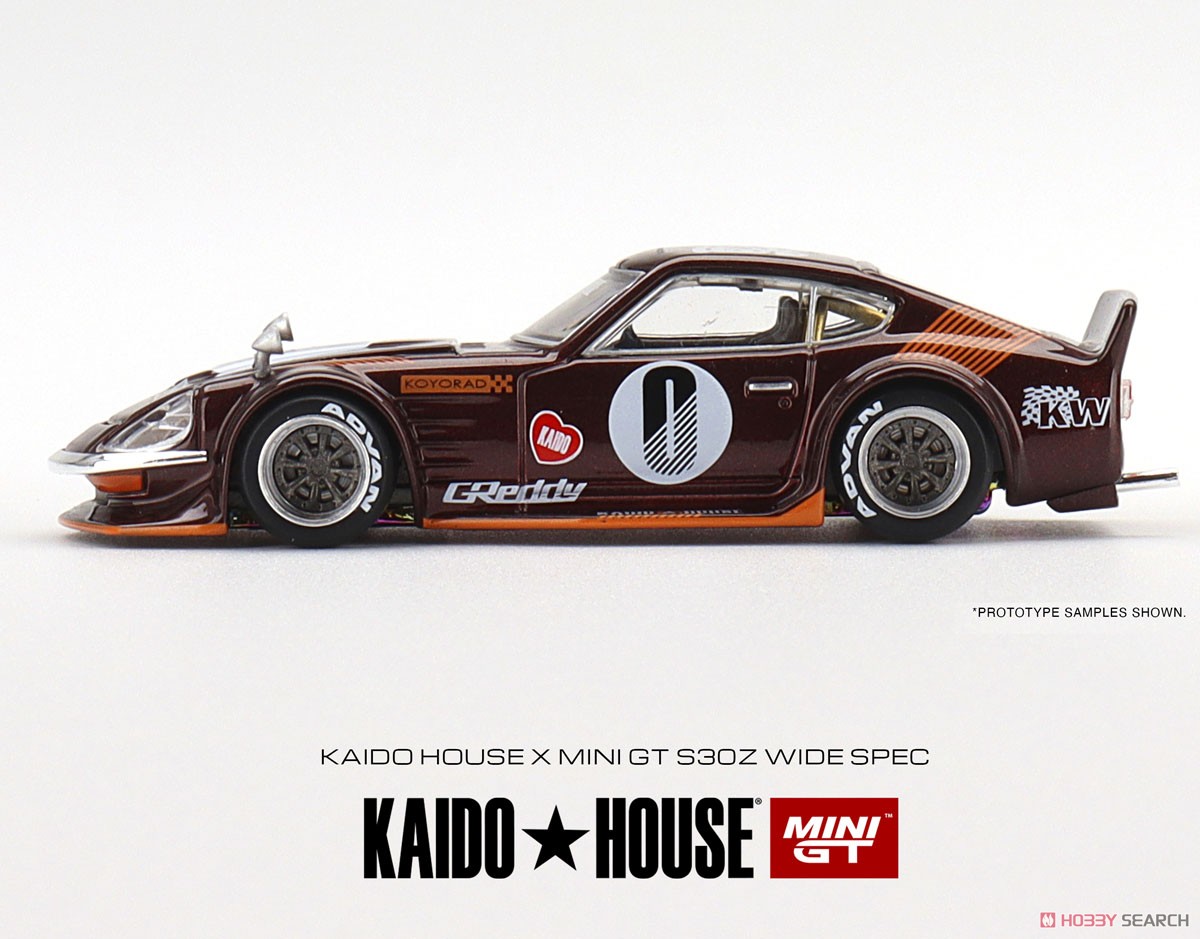 Datsun KAIDO Fairlady Z Dark Red (RHD) (Diecast Car) Item picture3