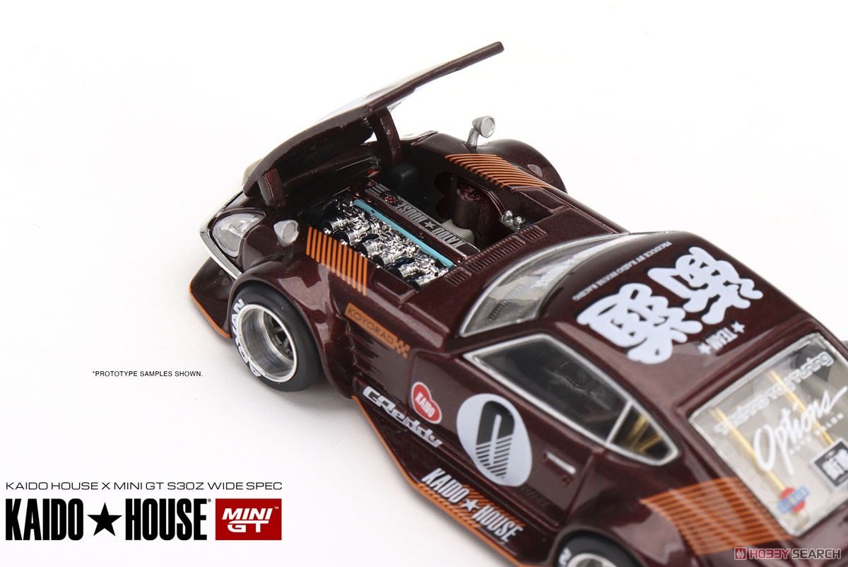 Datsun KAIDO Fairlady Z Dark Red (RHD) (Diecast Car) Item picture4