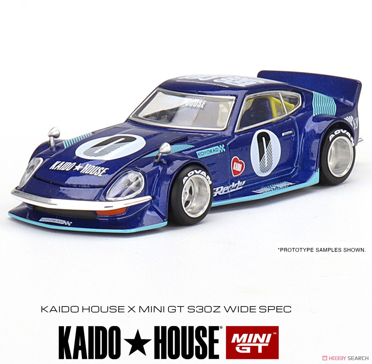 ダットサン KAIDO フェアレディ Z ブルー (右ハンドル) (ミニカー) 商品画像1