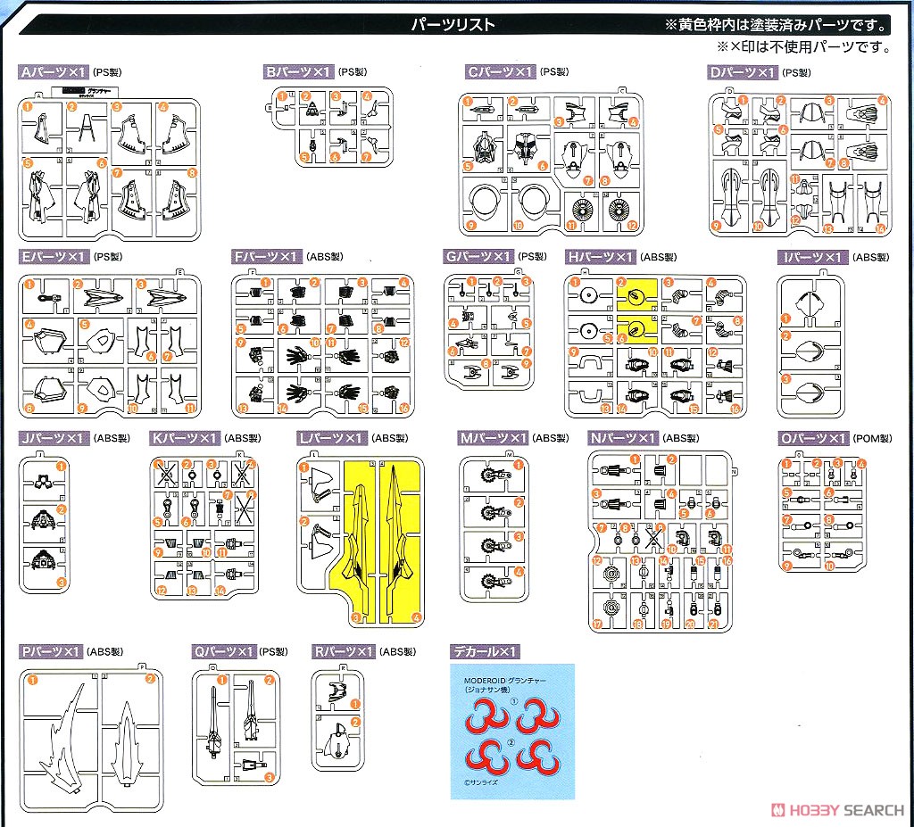 MODEROID Grand Cher (Jonathan`s Machine) (Plastic model) Assembly guide7