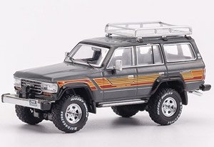 Toyota Land Cruiser 60 LHD Gray (Diecast Car)