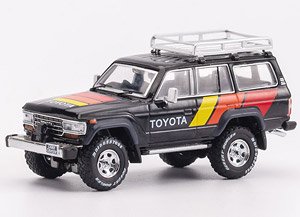 Toyota Land Cruiser 60 LHD Black (Diecast Car)