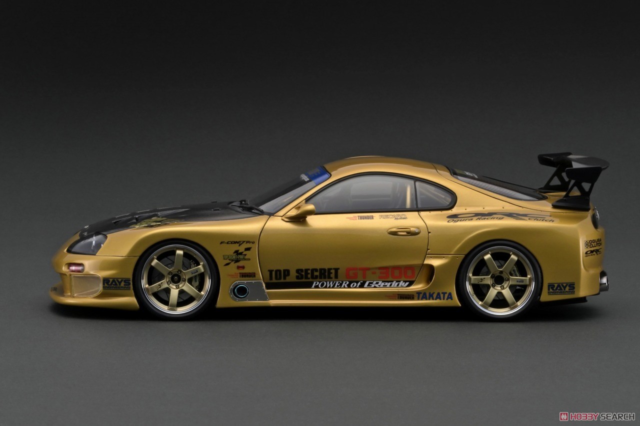 Top Secret GT300 Supra (A80) Gold (Diecast Car) Item picture3