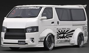 T.S.D Works Hiace Pearl White (Diecast Car)