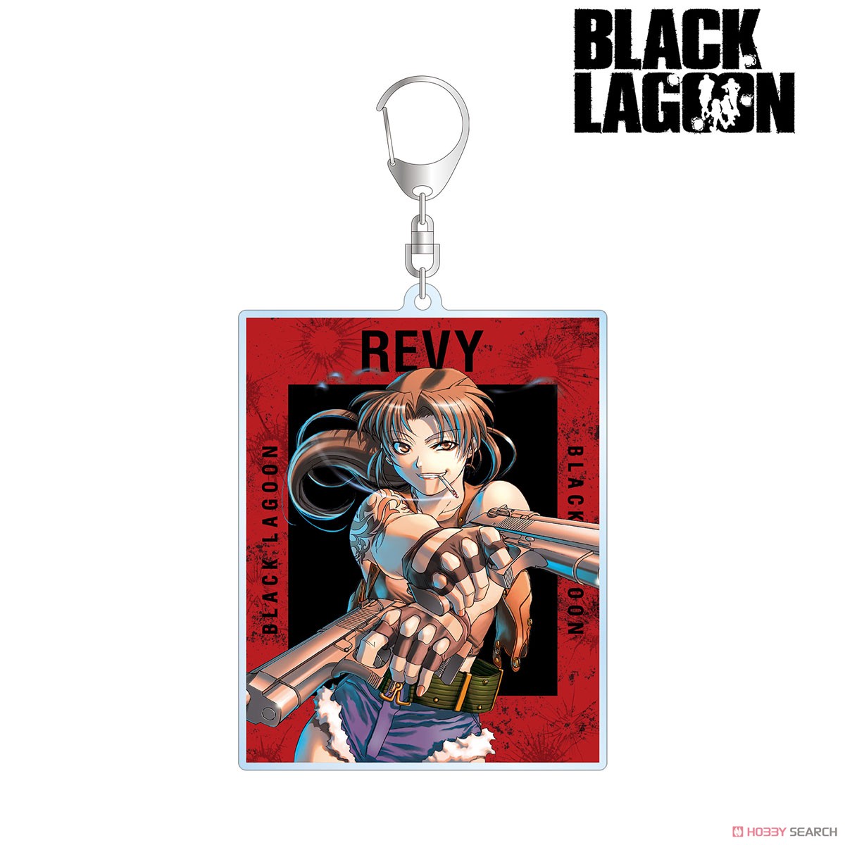 BLACK LAGOON 1巻 表紙イラスト BIGアクリルキーホルダー (キャラクターグッズ) 商品画像1