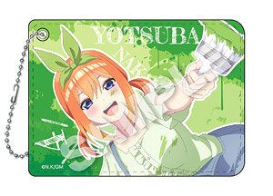 The Quintessential Quintuplets PU Leather Pass Case Graffiti Girl Ver. Yotsuba Nakano (Anime Toy)