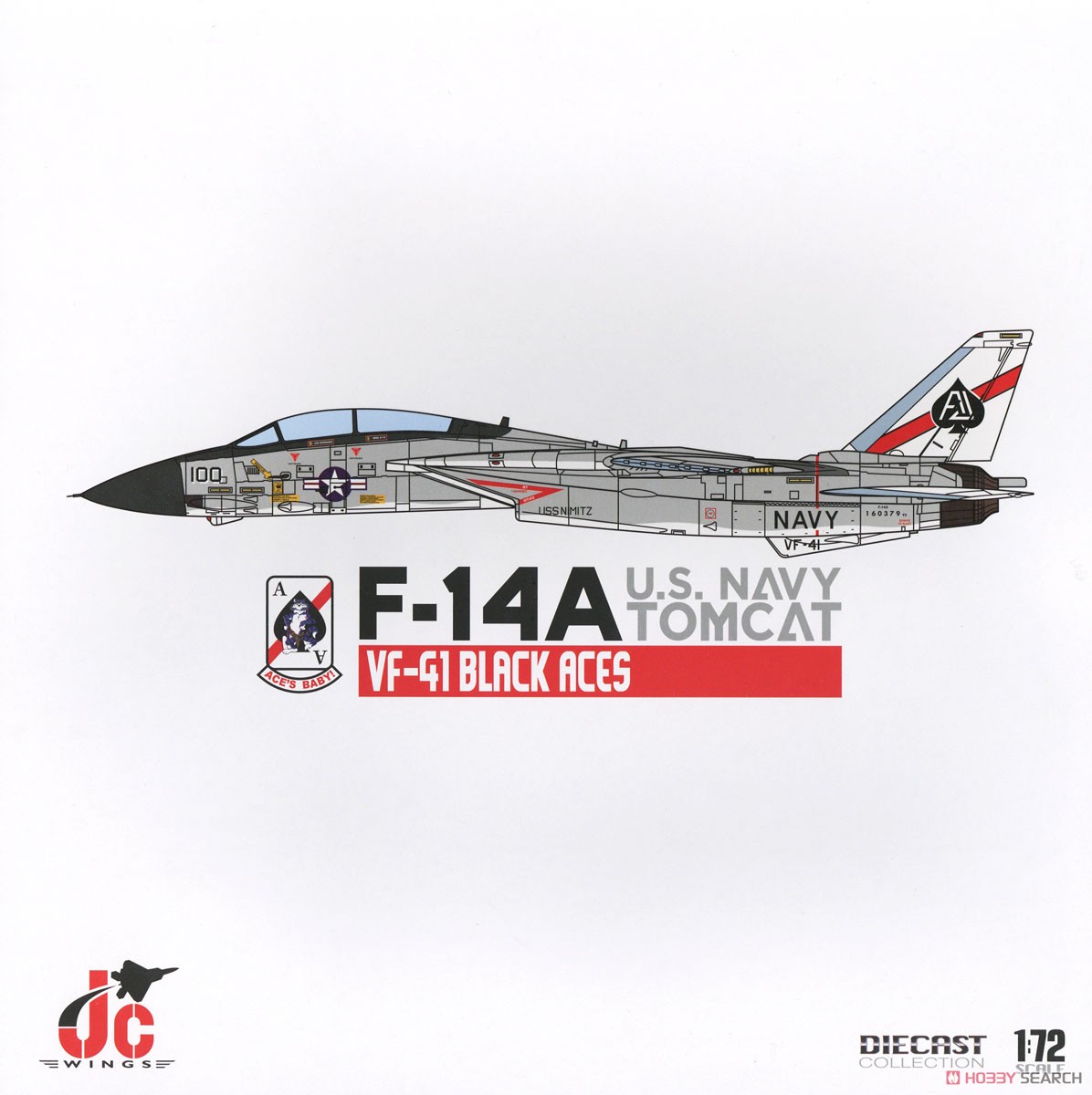 F-14A アメリカ海軍 VF-41 ブラックエイセス 1978 (完成品飛行機) パッケージ1