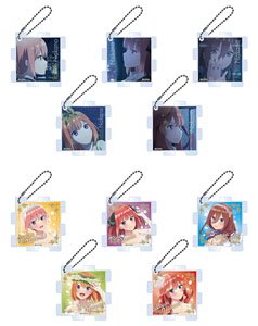 The Quintessential Quintuplets Puzzle Acrylic Key Ring (Set of 10) (Anime Toy)