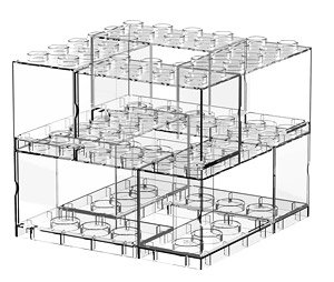 Tiny City T-Brick Case 10 (Set of 8) (Case, Cover)