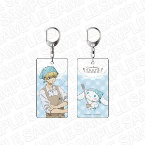 TV Animation [Tokyo Revengers] Sanrio Characters Double Sided Key Ring Chifuyu Matsuno & Cinnamoroll Cooking Ver. (Anime Toy)