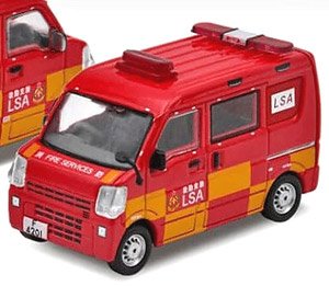 Suzuki Every Hong Kong Fire Mini Van (LSA) (Diecast Car)