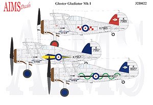 Gloster Gladiator Mk.I (Decal)