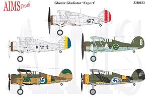 Gloster Gladiator Export (Decal)