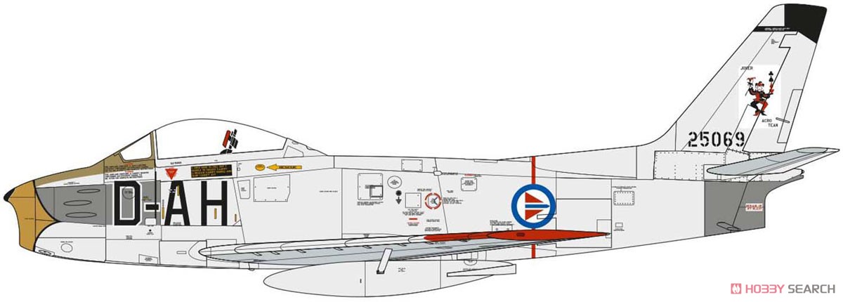 ノースアメリカン F-86F-40 セイバー (プラモデル) 塗装2