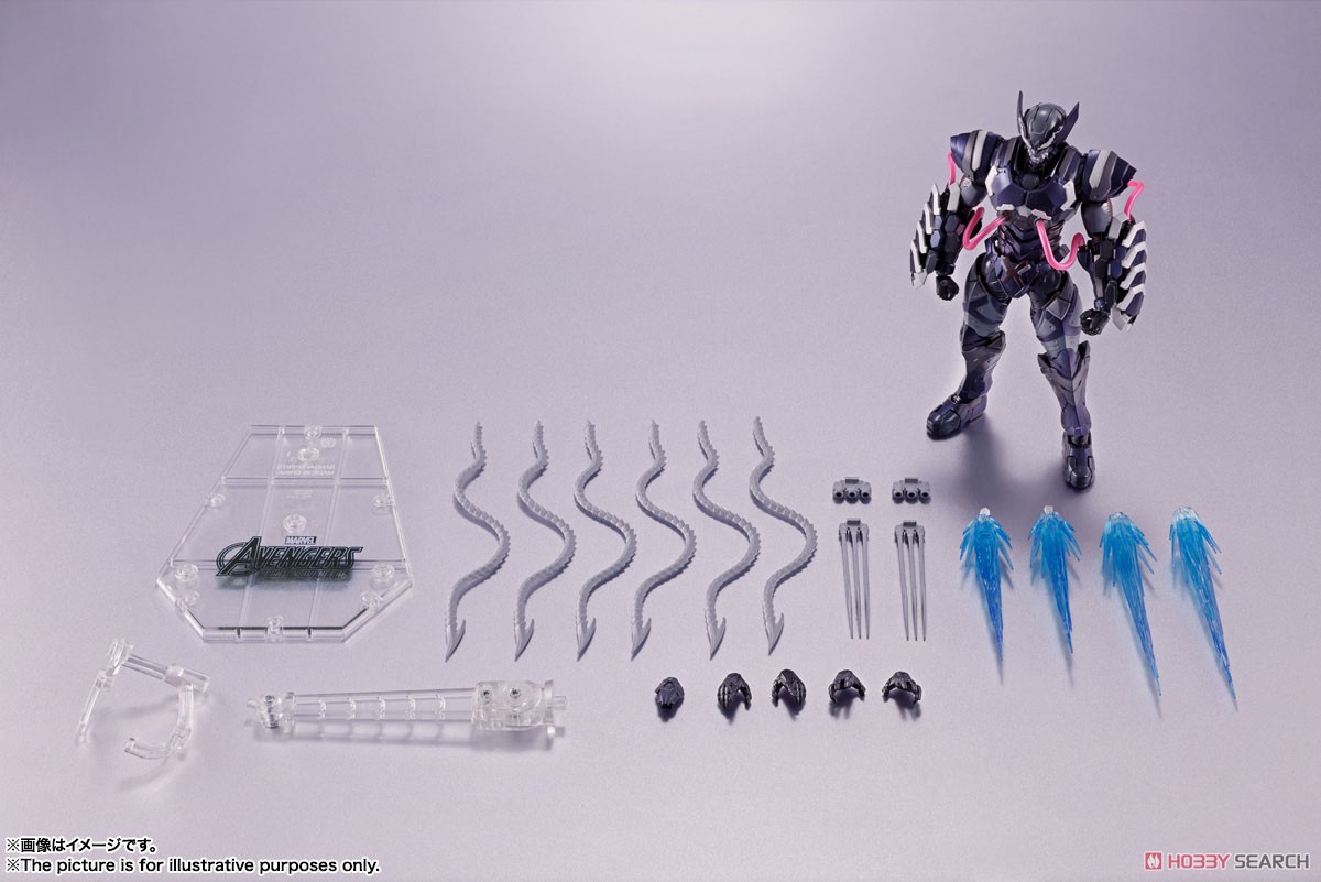 S.H.Figuarts Venom Symbiote Wolverine (Tech-On Avengers) (Completed) Item picture10