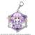 Neptunia x Senran Kagura: Ninja Wars Big Acrylic Key Ring Design 01 (Neptune) (Anime Toy) Item picture1