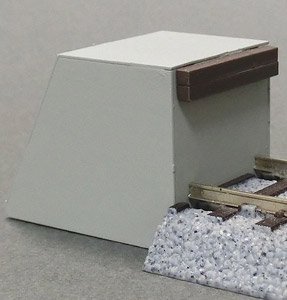 1/80(HO) Concrete Buffer Stop Kit A (1 Piece) (Unassembled Kit) (Model Train)