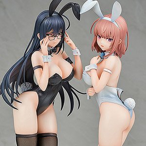 Black Bunny Aoi and White Bunny Natsume 2 Figure Set (PVC Figure)