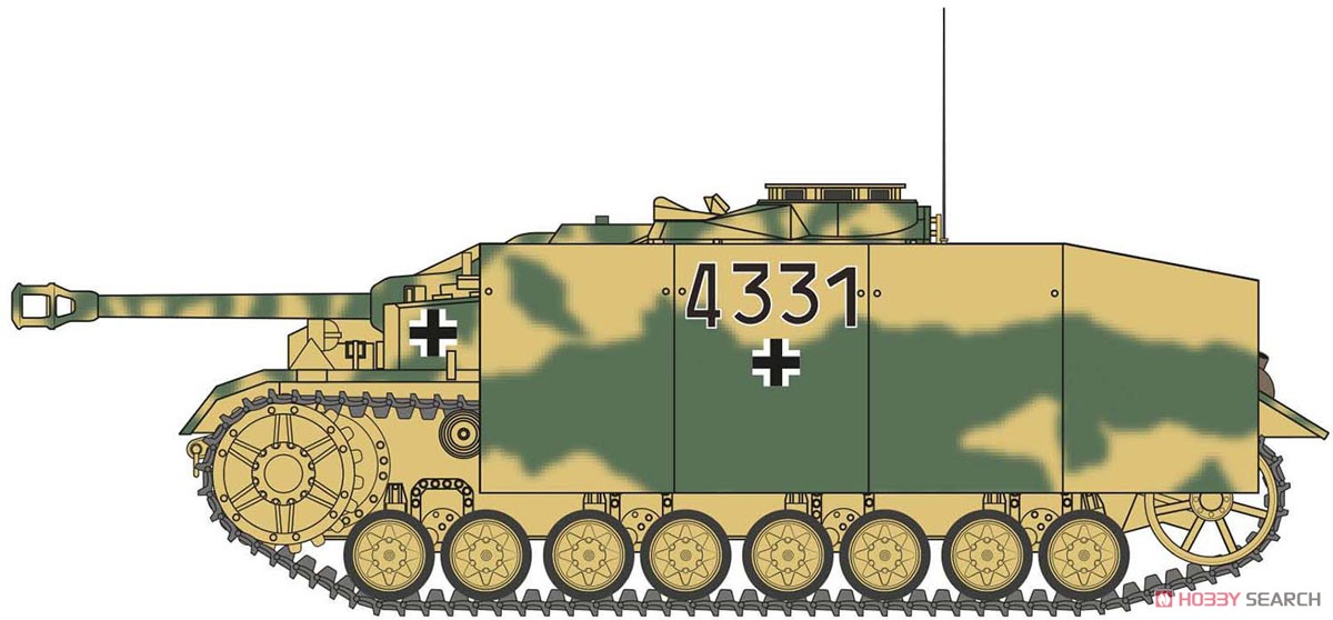 Sd.Kfz.167 IV号突撃砲 (プラモデル) 塗装1