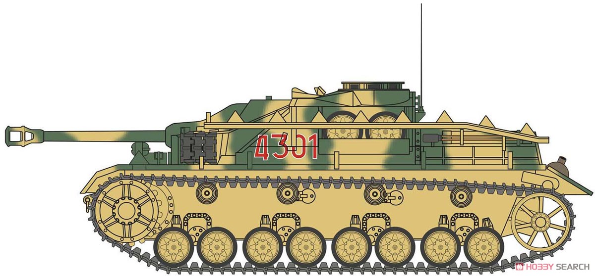 Sd.Kfz.167 IV号突撃砲 (プラモデル) 塗装2
