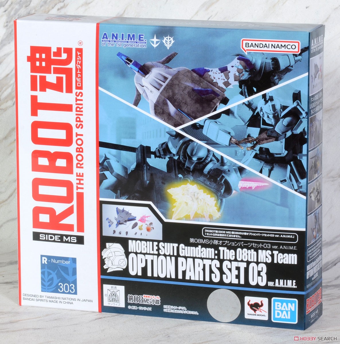 ROBOT魂 ＜ SIDE MS ＞ 第08MS小隊オプションパーツセット03 ver. A.N.I.M.E. (完成品) パッケージ1