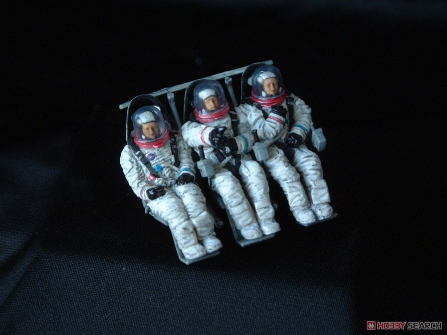 アポロ計画 宇宙飛行士 3体セット (レベル用) (プラモデル) その他の画像4