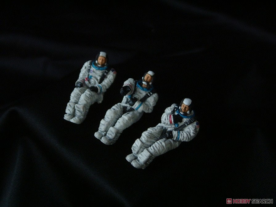 アポロ計画 宇宙飛行士 3体セット (レベル用) (プラモデル) その他の画像5
