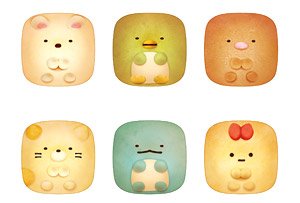 Sumikko Gurashi Tear Bread Squeeze Mascot (Set of 6) (Anime Toy)