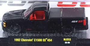 1992 シボレー C1500 SS454 ブラック (ミニカー)