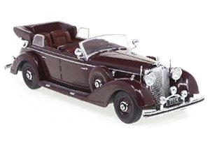 Mercedes-Benz Typ 770K Cabriolet 1938 Dark Red (Diecast Car)