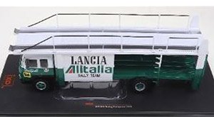 Fiat 673 Racing Transporter 1976 `Lancia Alitalia Rally Team` (Diecast Car)