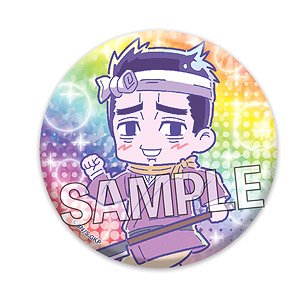 Golden Kamuy Glitter Can Badge Melon Pop Kazuo Henmi (Anime Toy)