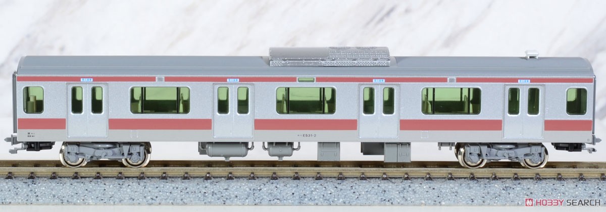 Series E531 Akaden (Red Train) Style Five Car Set (5-Car Set) (Model Train) Item picture7