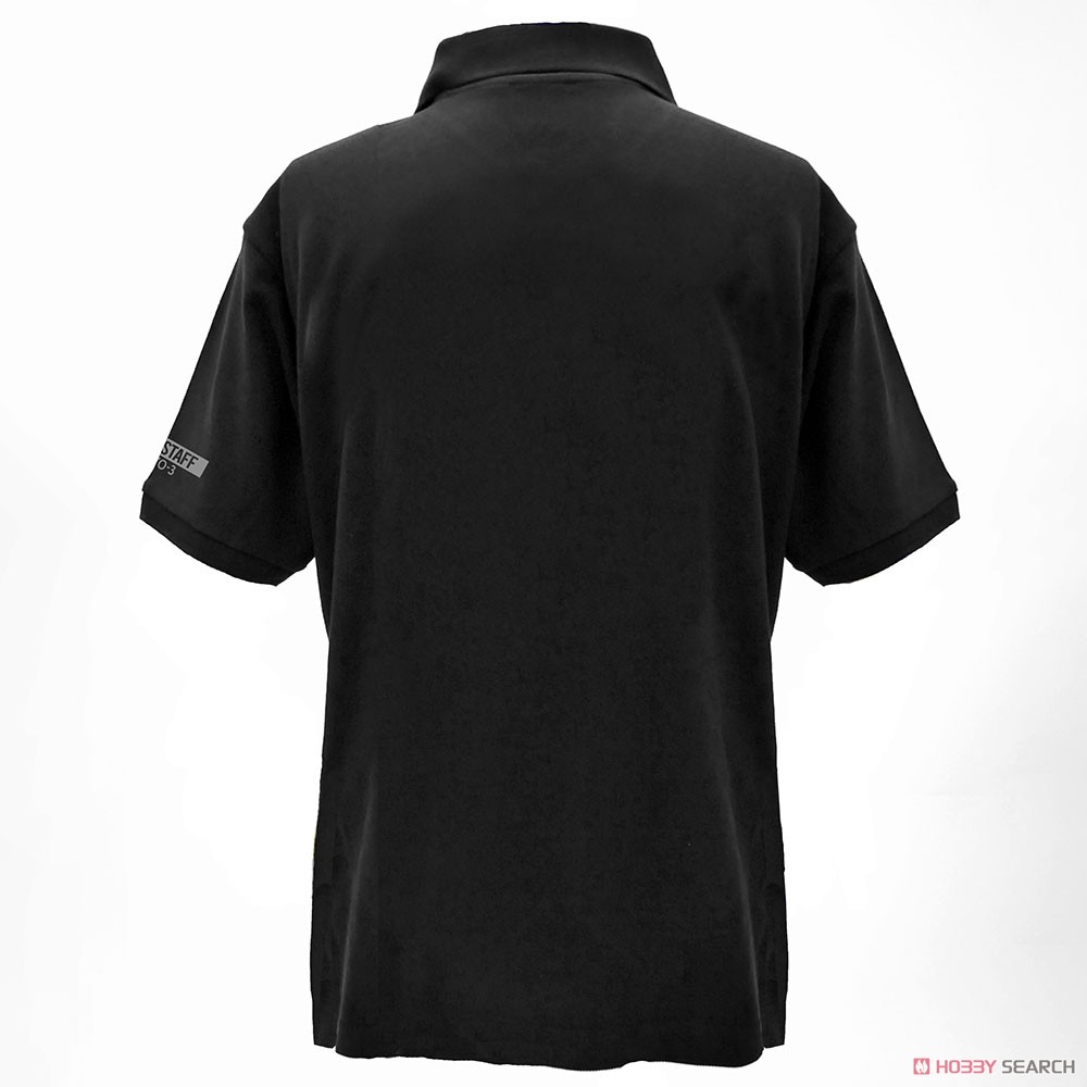 EVANGELION NERV 刺繍ポロシャツ BLACK XL (キャラクターグッズ) 商品画像2